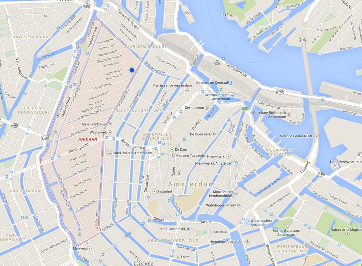 карта Амстердама Амстердам
