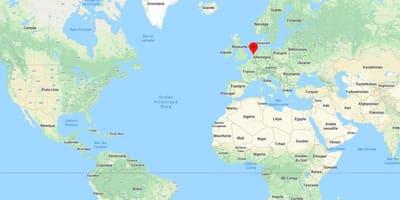 Амстердам глобальной карте