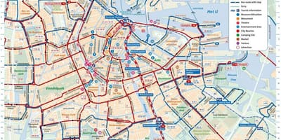 Амстердам город транспортной карте
