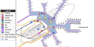 Амстердам аэропорт на карте