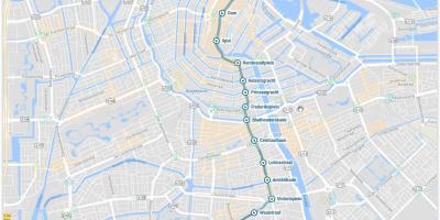 Амстердам трамвай 4 маршрут на карте