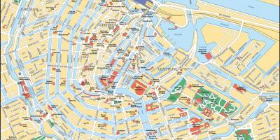 Амстердам центр города карта