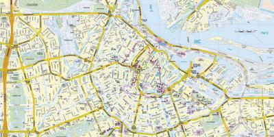 Город Амстердам карта