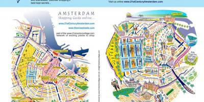 Магазины Амстердама улица на карте