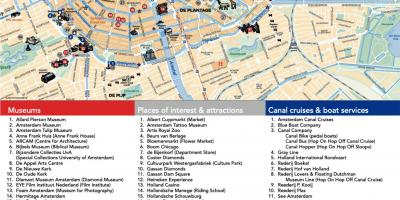Амстердам музеев карте