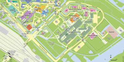 Карта научном парке Амстердама