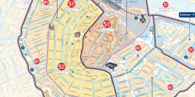 Амстердам парковочных зон на карте