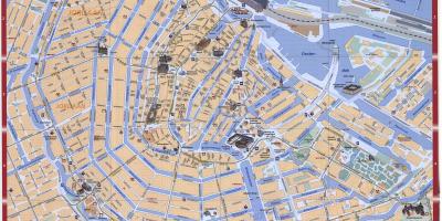 Карта города Амстердам